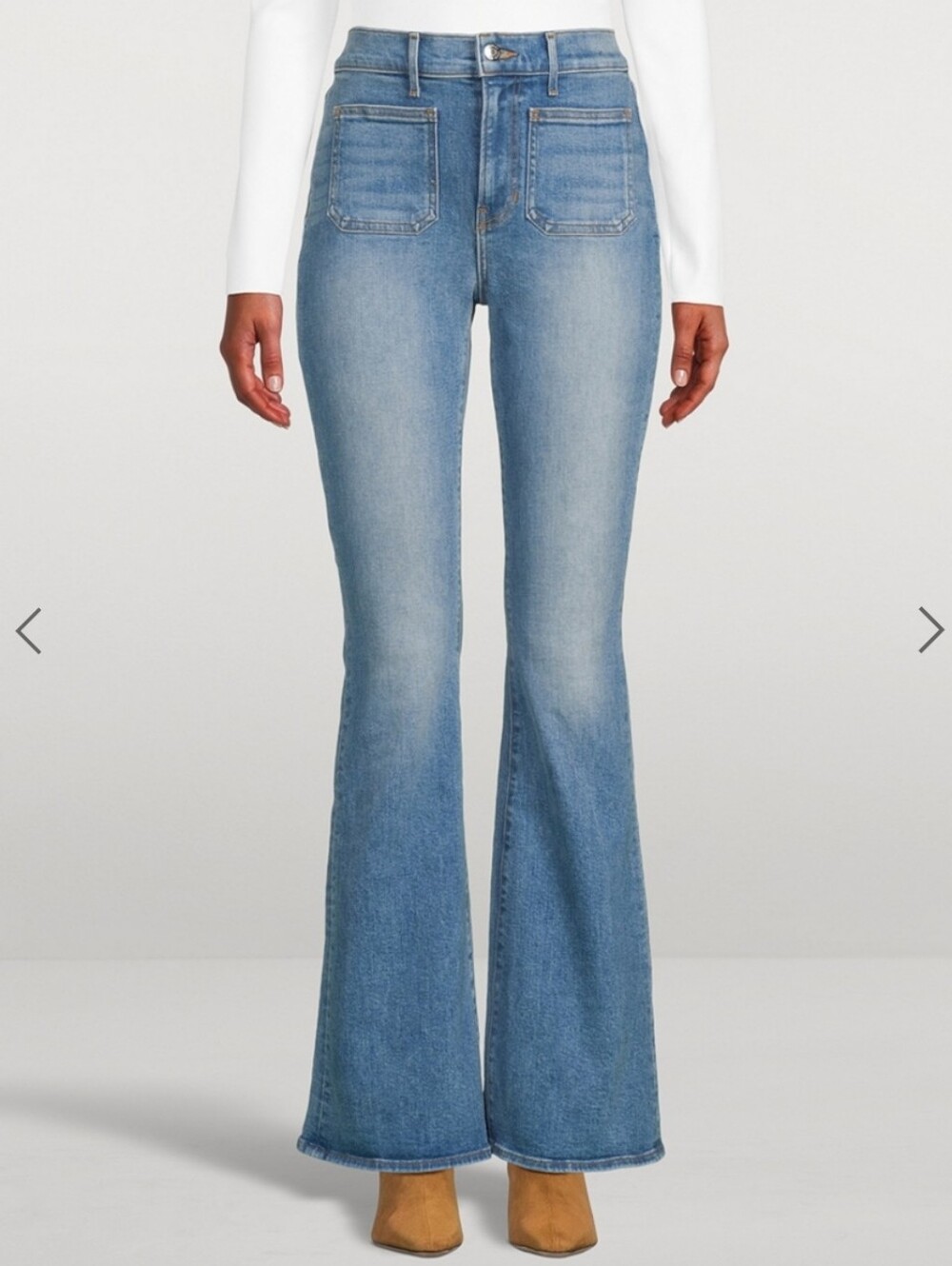 VERONICA BEARD Beverly Skinny Flare High Rise Jeans